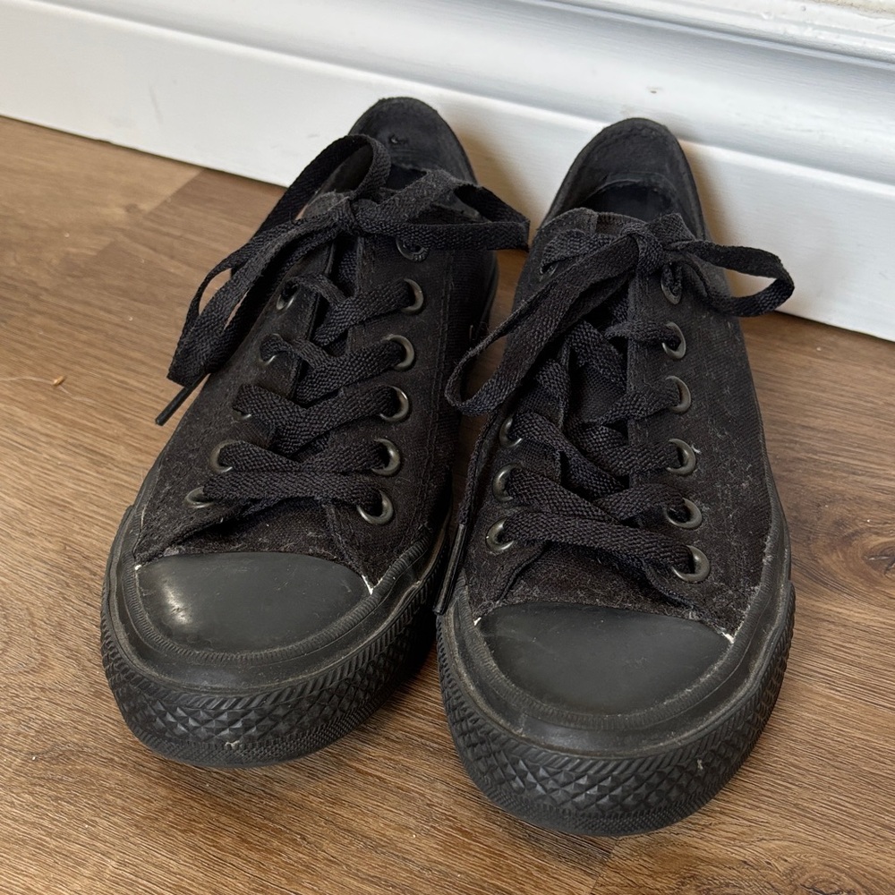 Converse all Black canvas classic Sneakers